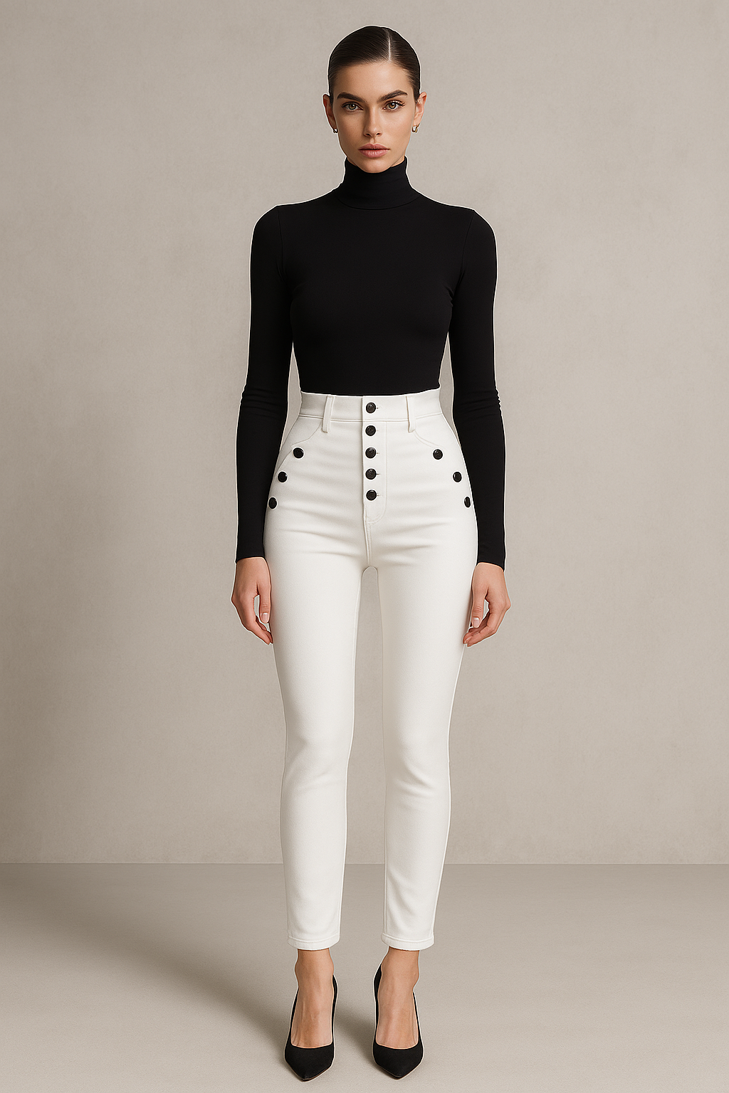 High-Waist Jeans