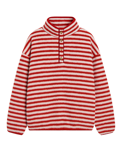Candy Cane Fleece Pullover