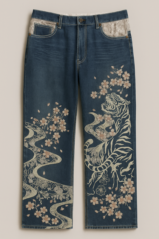Unisex Tiger Jeans