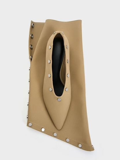 Studded Convertible Heels