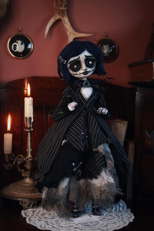 Coraline x Jack Skellington Doll