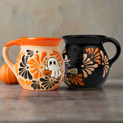Halloween Talavera Mug Set