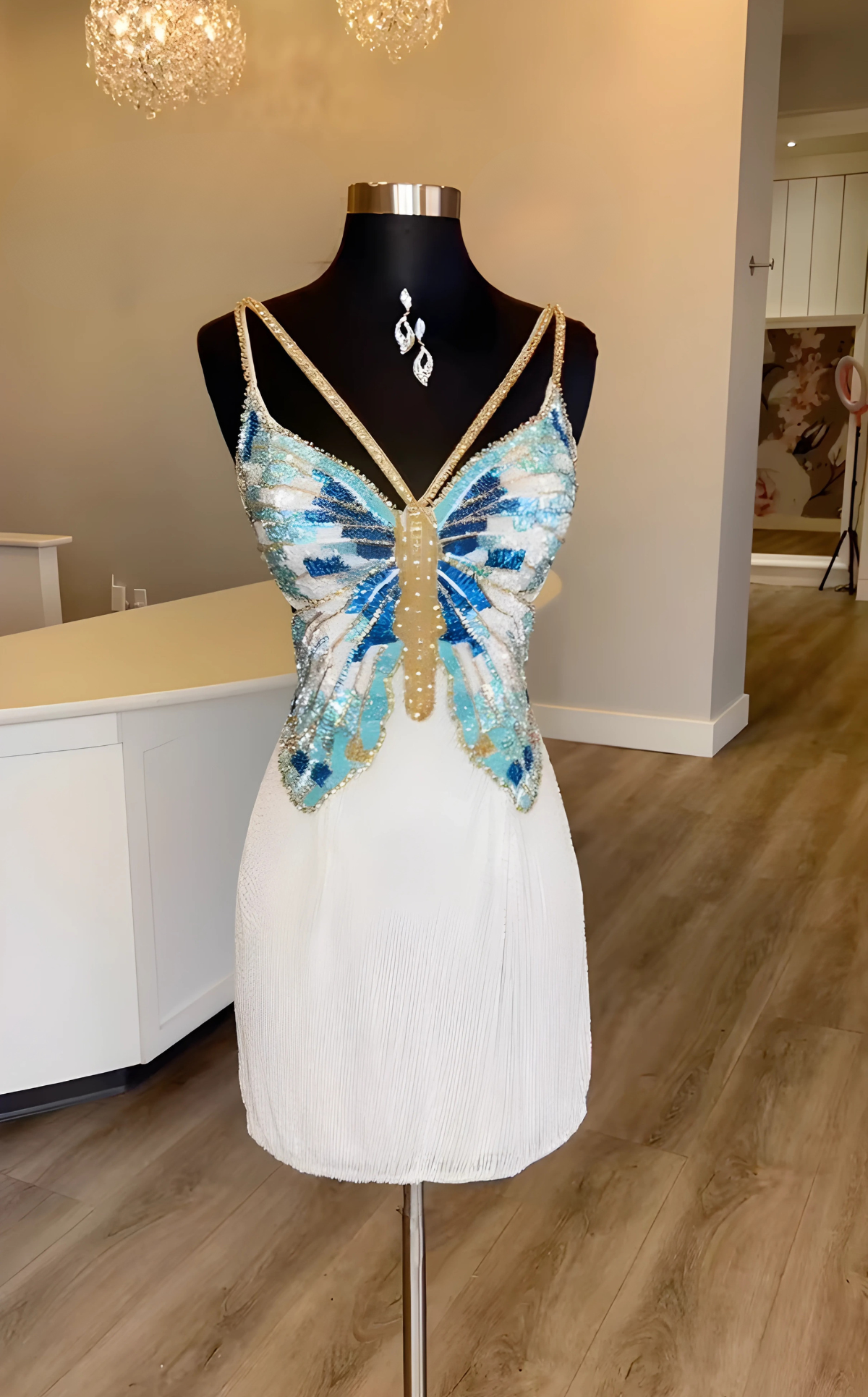 Butterfly Mini Dress