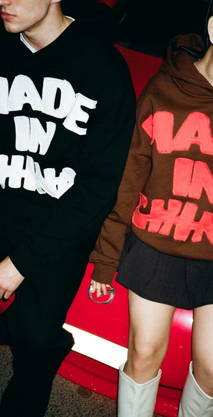 Unisex Patchwork Hoodie